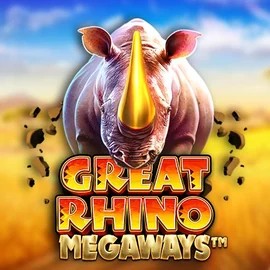 Great Rhino Megaways online game logo by Pragmatic Play on espresso-boutique.gr